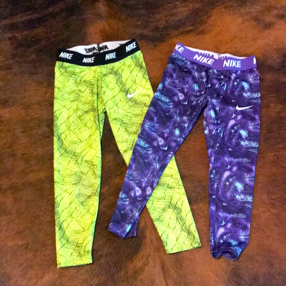 Cute little girl Nike leggings size 6x